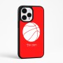 כיסוי בעיצוב אישי עם השם שלך לדגם - Apple iPhone 15 Pro Max בעיצוב כדורסל