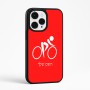 כיסוי בעיצוב אישי עם השם שלך לדגם - Apple iPhone 15 Pro Max בעיצוב אופניים אולימפיים