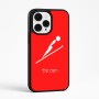 כיסוי בעיצוב אישי עם השם שלך לדגם - Apple iPhone 15 Pro Max בעיצוב קפיצת סקי אולימפית