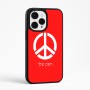 כיסוי בעיצוב אישי עם השם שלך לדגם - Apple iPhone 15 Pro Max בעיצוב סמל השלום