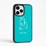 כיסוי בעיצוב אישי עם השם שלך לדגם - Apple iPhone 15 Pro Max בעיצוב חתול