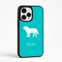 כיסוי בעיצוב אישי עם השם שלך לדגם - Apple iPhone 15 Pro Max בעיצוב כלב