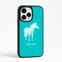 כיסוי בעיצוב אישי עם השם שלך לדגם - Apple iPhone 15 Pro Max בעיצוב זברה
