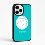 כיסוי בעיצוב אישי עם השם שלך לדגם - Apple iPhone 15 Pro Max בעיצוב כדורסל