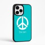 כיסוי בעיצוב אישי עם השם שלך לדגם - Apple iPhone 15 Pro Max בעיצוב סמל השלום