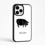 כיסוי בעיצוב אישי עם השם שלך לדגם - Apple iPhone 15 Pro Max בעיצוב חזיר