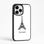 כיסוי בעיצוב אישי עם השם שלך לדגם - Apple iPhone 15 Pro Max בעיצוב מגדל אייפל