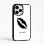 כיסוי בעיצוב אישי עם השם שלך לדגם - Apple iPhone 15 Pro Max בעיצוב שפתיים - נשיקה