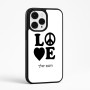 כיסוי בעיצוב אישי עם השם שלך לדגם - Apple iPhone 15 Pro Max בעיצוב אהבה