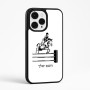 כיסוי בעיצוב אישי עם השם שלך לדגם - Apple iPhone 15 Pro Max בעיצוב רוכב סוסים