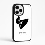 כיסוי בעיצוב אישי עם השם שלך לדגם - Apple iPhone 15 Pro Max בעיצוב אופנוע ים