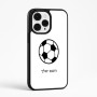 כיסוי בעיצוב אישי עם השם שלך לדגם - Apple iPhone 15 Pro Max בעיצוב כדורגל כדור כדורגל
