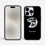 כיסוי בעיצוב אישי עם השם שלך לדגם - Apple iPhone 15 Pro Max בעיצוב ראש נשר