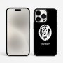 כיסוי בעיצוב אישי עם השם שלך לדגם - Apple iPhone 15 Pro Max בעיצוב פני אריה