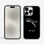 כיסוי בעיצוב אישי עם השם שלך לדגם - Apple iPhone 15 Pro Max בעיצוב פומה