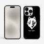 כיסוי בעיצוב אישי עם השם שלך לדגם - Apple iPhone 15 Pro Max בעיצוב זאב