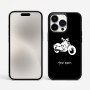 כיסוי בעיצוב אישי עם השם שלך לדגם - Apple iPhone 15 Pro Max בעיצוב הארלי-דיווידסון