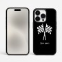 כיסוי בעיצוב אישי עם השם שלך לדגם - Apple iPhone 15 Pro Max בעיצוב דגל המירוץ