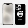 כיסוי בעיצוב אישי עם השם שלך לדגם - Apple iPhone 15 Pro Max בעיצוב וולוו
