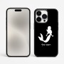 כיסוי בעיצוב אישי עם השם שלך לדגם - Apple iPhone 15 Pro Max בעיצוב בתולת ים - אישה