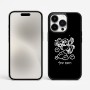 כיסוי בעיצוב אישי עם השם שלך לדגם - Apple iPhone 15 Pro Max בעיצוב מחזמר אנג'ל 2