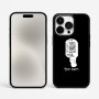 כיסוי בעיצוב אישי עם השם שלך לדגם - Apple iPhone 15 Pro Max בעיצוב מיקרופון