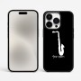 כיסוי בעיצוב אישי עם השם שלך לדגם - Apple iPhone 15 Pro Max בעיצוב סקסופון
