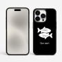 כיסוי בעיצוב אישי עם השם שלך לדגם - Apple iPhone 15 Pro Max בעיצוב מזלות - דגים