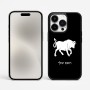 כיסוי בעיצוב אישי עם השם שלך לדגם - Apple iPhone 15 Pro Max בעיצוב מזלות - שור