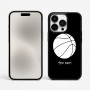 כיסוי בעיצוב אישי עם השם שלך לדגם - Apple iPhone 15 Pro Max בעיצוב כדורסל