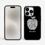 כיסוי בעיצוב אישי עם השם שלך לדגם - Apple iPhone 15 Pro Max בעיצוב הדפס תפוח