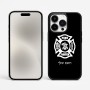 כיסוי בעיצוב אישי עם השם שלך לדגם - Apple iPhone 15 Pro Max בעיצוב כבאי - תגית