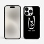 כיסוי בעיצוב אישי עם השם שלך לדגם - Apple iPhone 15 Pro Max בעיצוב יד סלע