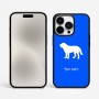 כיסוי בעיצוב אישי עם השם שלך לדגם - Apple iPhone 15 Pro Max בעיצוב כלב
