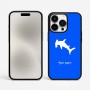 כיסוי בעיצוב אישי עם השם שלך לדגם - Apple iPhone 15 Pro Max בעיצוב כריש ראש פטיש