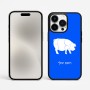 כיסוי בעיצוב אישי עם השם שלך לדגם - Apple iPhone 15 Pro Max בעיצוב חזיר
