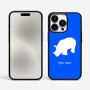 כיסוי בעיצוב אישי עם השם שלך לדגם - Apple iPhone 15 Pro Max בעיצוב קרנף