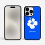 כיסוי בעיצוב אישי עם השם שלך לדגם - Apple iPhone 15 Pro Max בעיצוב פרח היביסקוס