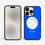 כיסוי בעיצוב אישי עם השם שלך לדגם - Apple iPhone 15 Pro Max בעיצוב כדורסל