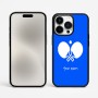 כיסוי בעיצוב אישי עם השם שלך לדגם - Apple iPhone 15 Pro Max בעיצוב פינג פונג