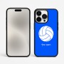 כיסוי בעיצוב אישי עם השם שלך לדגם - Apple iPhone 15 Pro Max בעיצוב כדור כדורעף