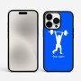 כיסוי בעיצוב אישי עם השם שלך לדגם - Apple iPhone 15 Pro Max בעיצוב הרמת משקולות