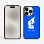 כיסוי בעיצוב אישי עם השם שלך לדגם - Apple iPhone 15 Pro Max בעיצוב מיקרוסקופ