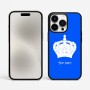 כיסוי בעיצוב אישי עם השם שלך לדגם - Apple iPhone 15 Pro Max בעיצוב כתר מלכותי