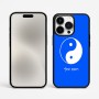 כיסוי בעיצוב אישי עם השם שלך לדגם - Apple iPhone 15 Pro Max בעיצוב סמל יינג יאנג