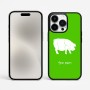 כיסוי בעיצוב אישי עם השם שלך לדגם - Apple iPhone 15 Pro Max בעיצוב חזיר