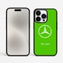 כיסוי בעיצוב אישי עם השם שלך לדגם - Apple iPhone 15 Pro Max בעיצוב מרצדס-בנץ