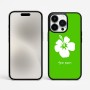 כיסוי בעיצוב אישי עם השם שלך לדגם - Apple iPhone 15 Pro Max בעיצוב פרח היביסקוס