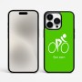 כיסוי בעיצוב אישי עם השם שלך לדגם - Apple iPhone 15 Pro Max בעיצוב אופניים אולימפיים