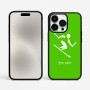 כיסוי בעיצוב אישי עם השם שלך לדגם - Apple iPhone 15 Pro Max בעיצוב סקי אולימפי